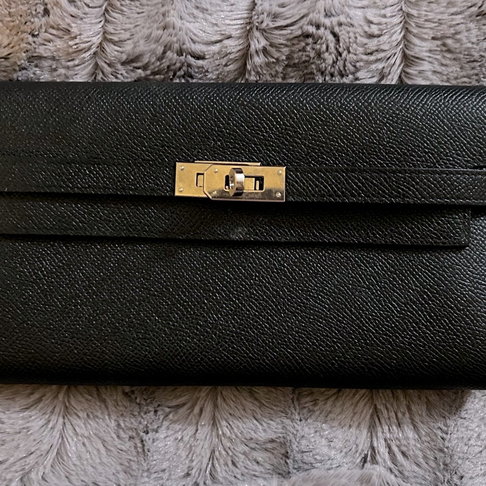 Brand New Black Hermes Wallet